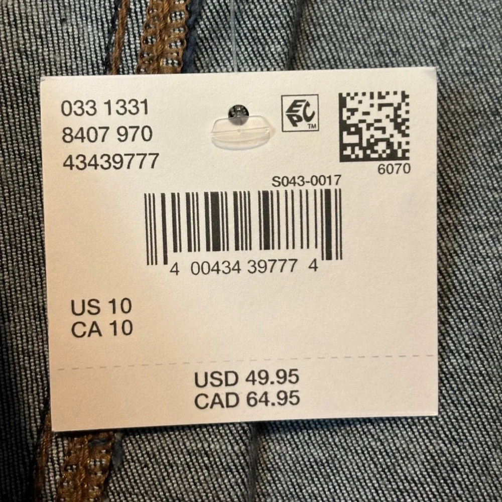American Eagle Womens 10 Micro Shorts Denim Stretch High Rise Dark Wash Blue NWT
